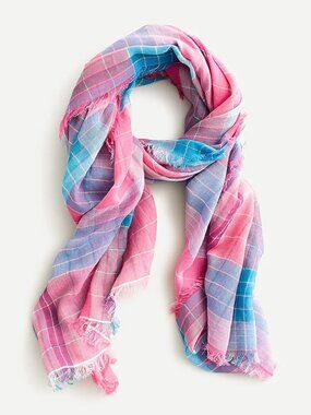 J.Crew Scarf Lightweight cotton NEW! 🩷🩵